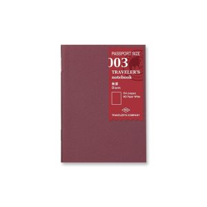 003 - Carnet pages blanches ( passeport )