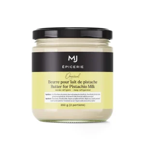 Beurre pour lait de pistache